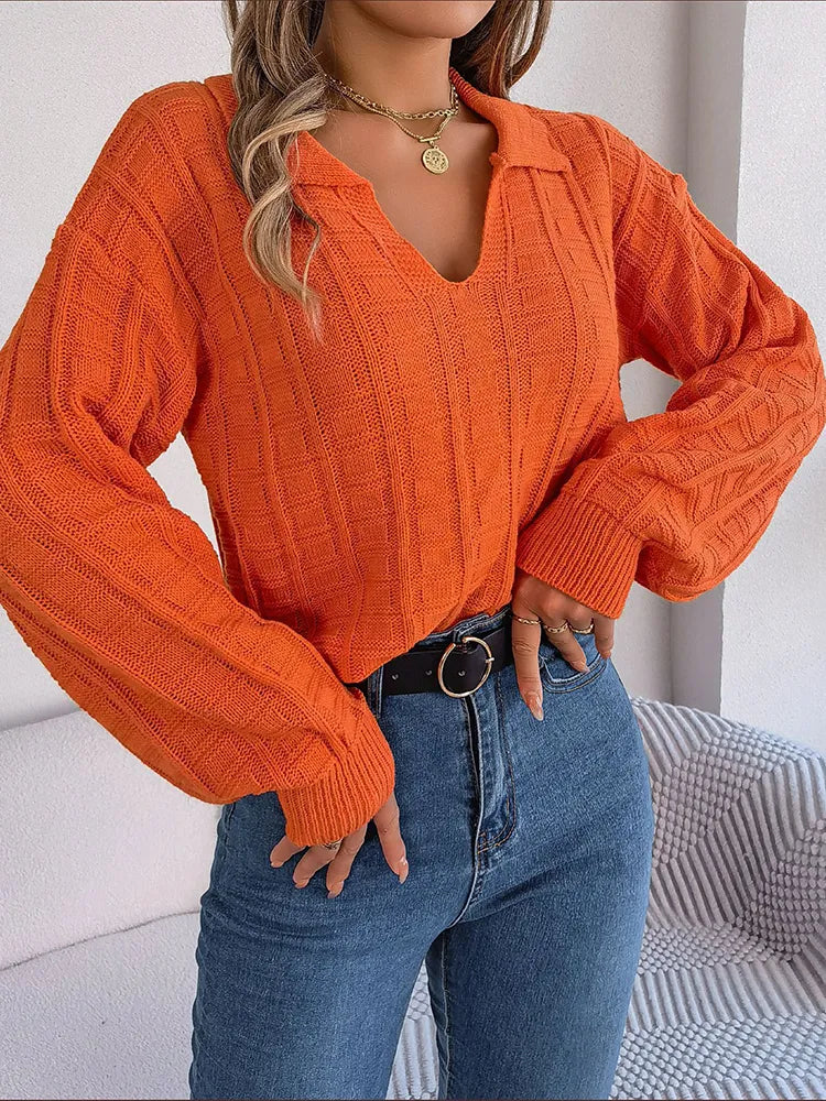 MW | Lässiger Strickpullover