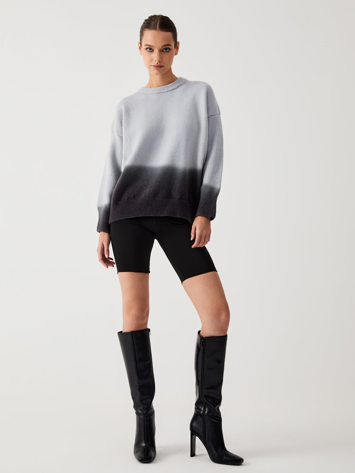 MW | Ombre Pullover in Übergröße