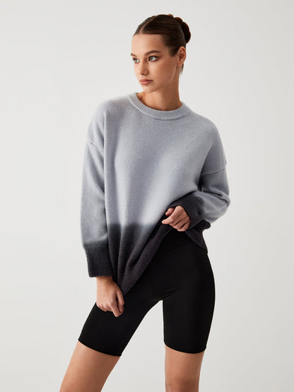 MW | Ombre Pullover in Übergröße