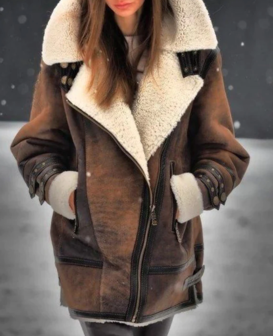 Anmutig gestaltete Jacke