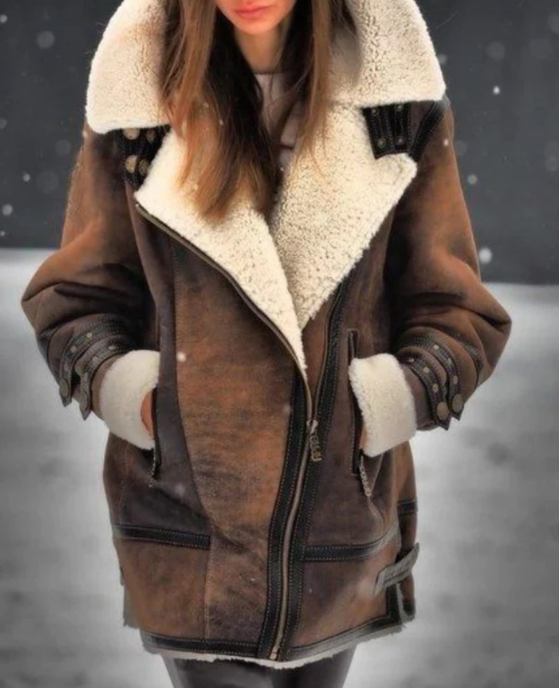 Anmutig gestaltete Jacke