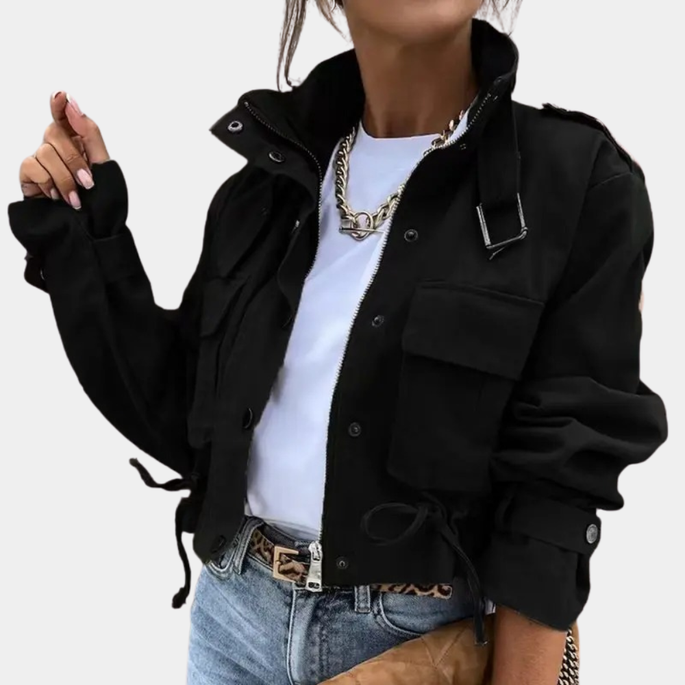 Klassisch gestaltete Jacke