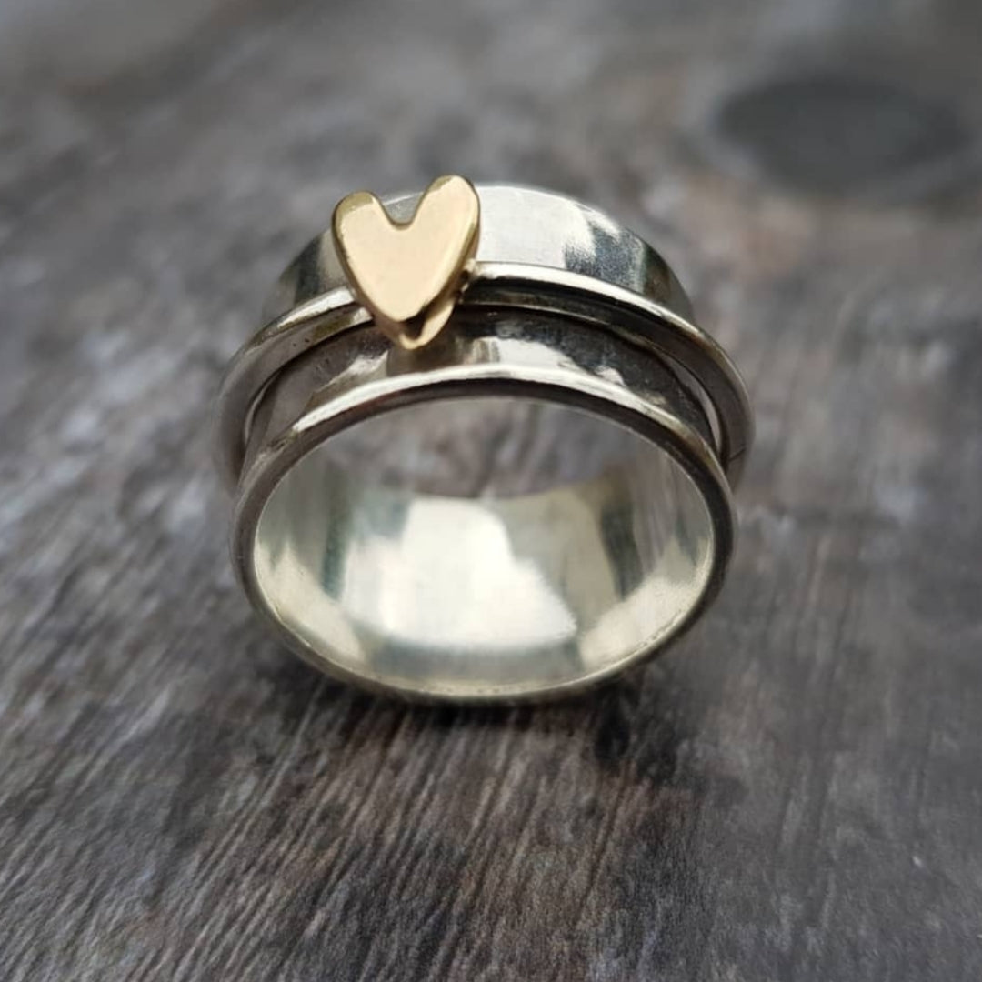 Handgefertigte Vintage Gold Ring