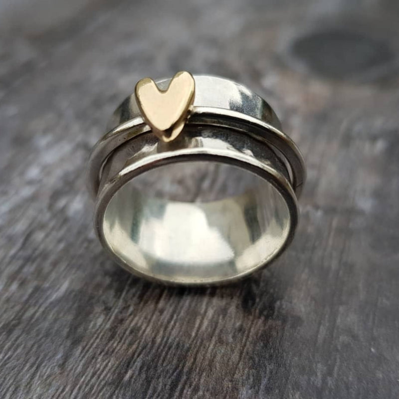 Handgefertigte Vintage Gold Ring