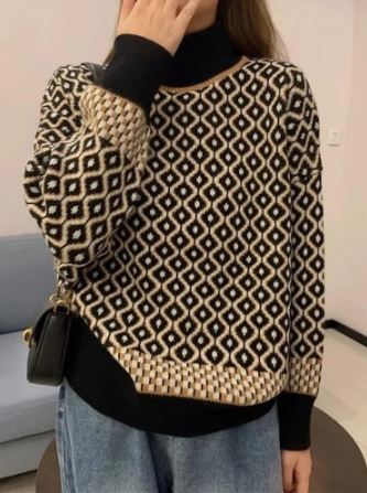 Zeitloser Vintage-Stil Pullover