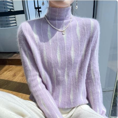 MW | Pullover mit halbhohem Halsausschnitt