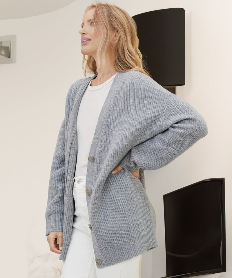 MW | Kaschmir Cocoon Strickjacke