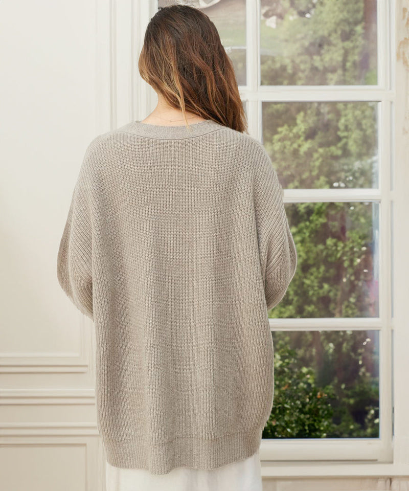 MW | Kaschmir Cocoon Strickjacke