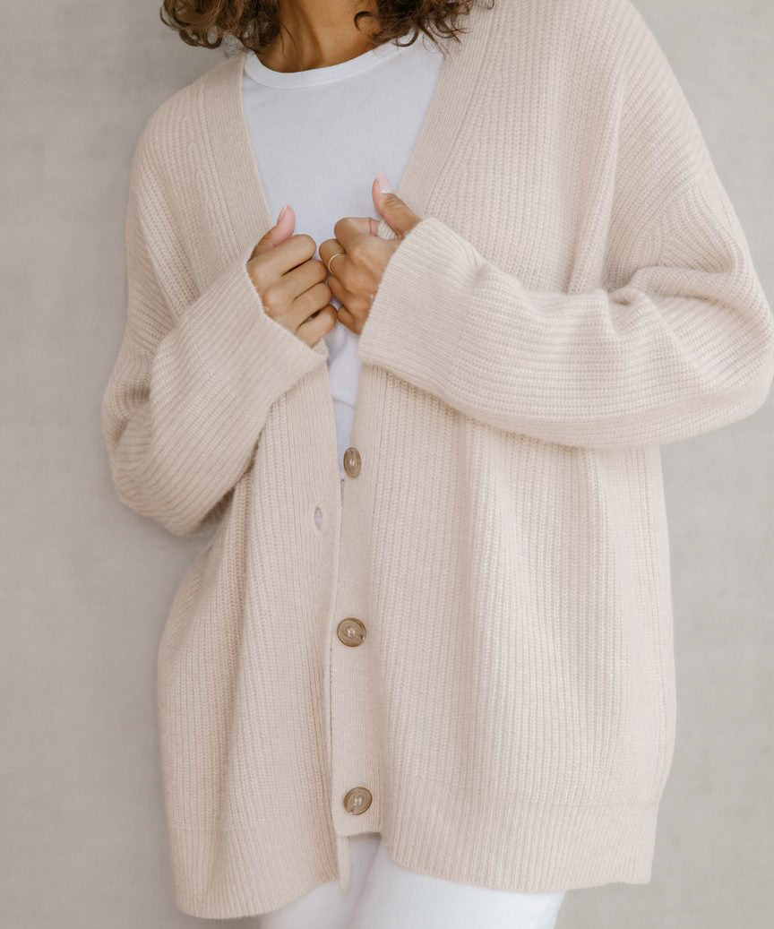 MW | Kaschmir Cocoon Strickjacke