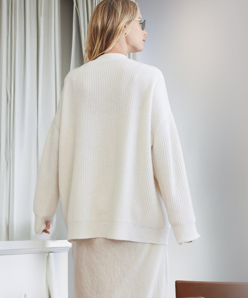 MW | Kaschmir Cocoon Strickjacke