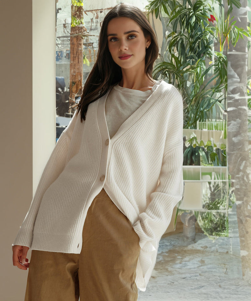 MW | Kaschmir Cocoon Strickjacke