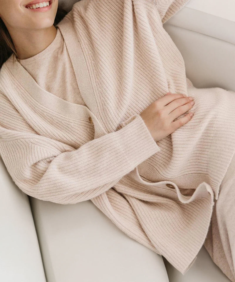 MW | Kaschmir Cocoon Strickjacke