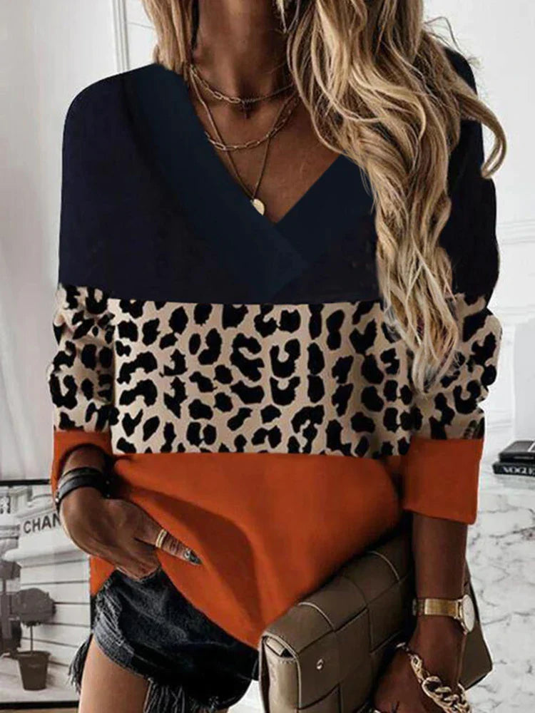 MW | Leopardenmuster-Pullover