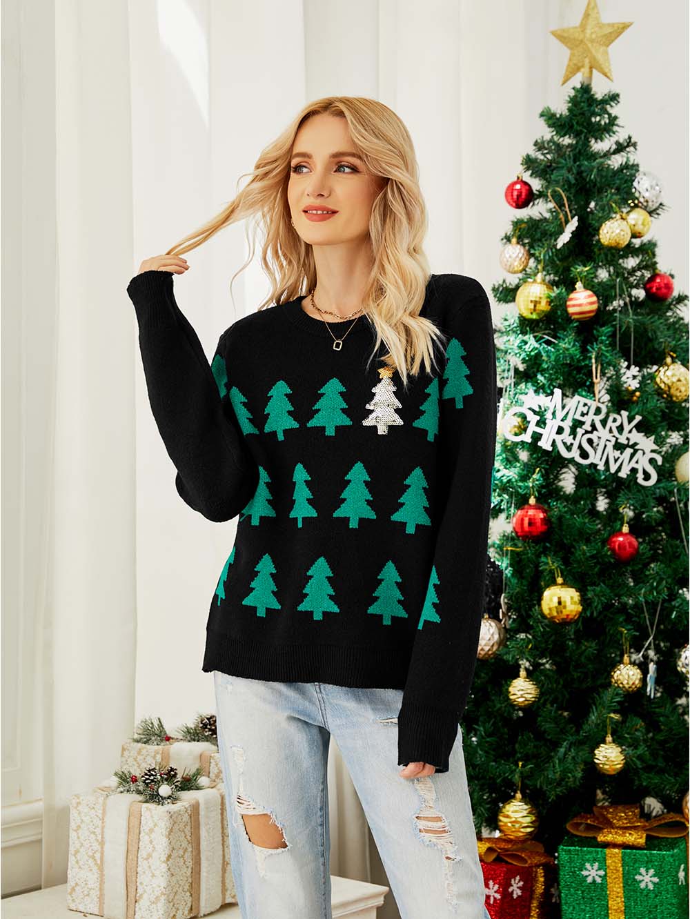 Zeitloser Vintage-Stil Pullover