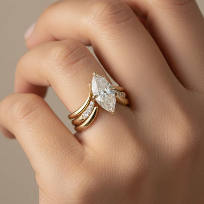 Klassische Gold Ring mit zeitloser Eleganz