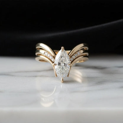 Klassische Gold Ring mit zeitloser Eleganz