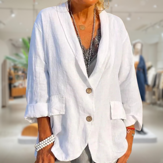 MW | Stilvoller Blazer mit Knöpfen für Frauen