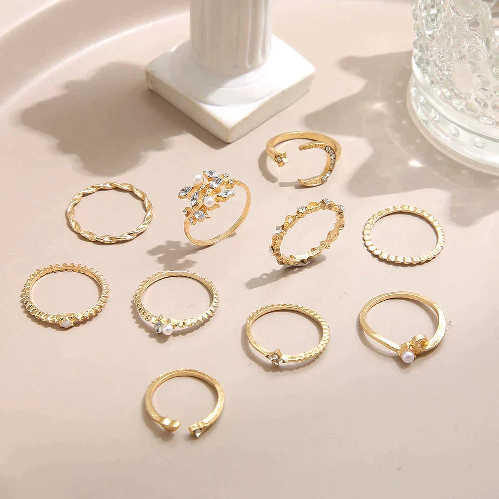 Atemberaubende Gold Ring für den Alltag