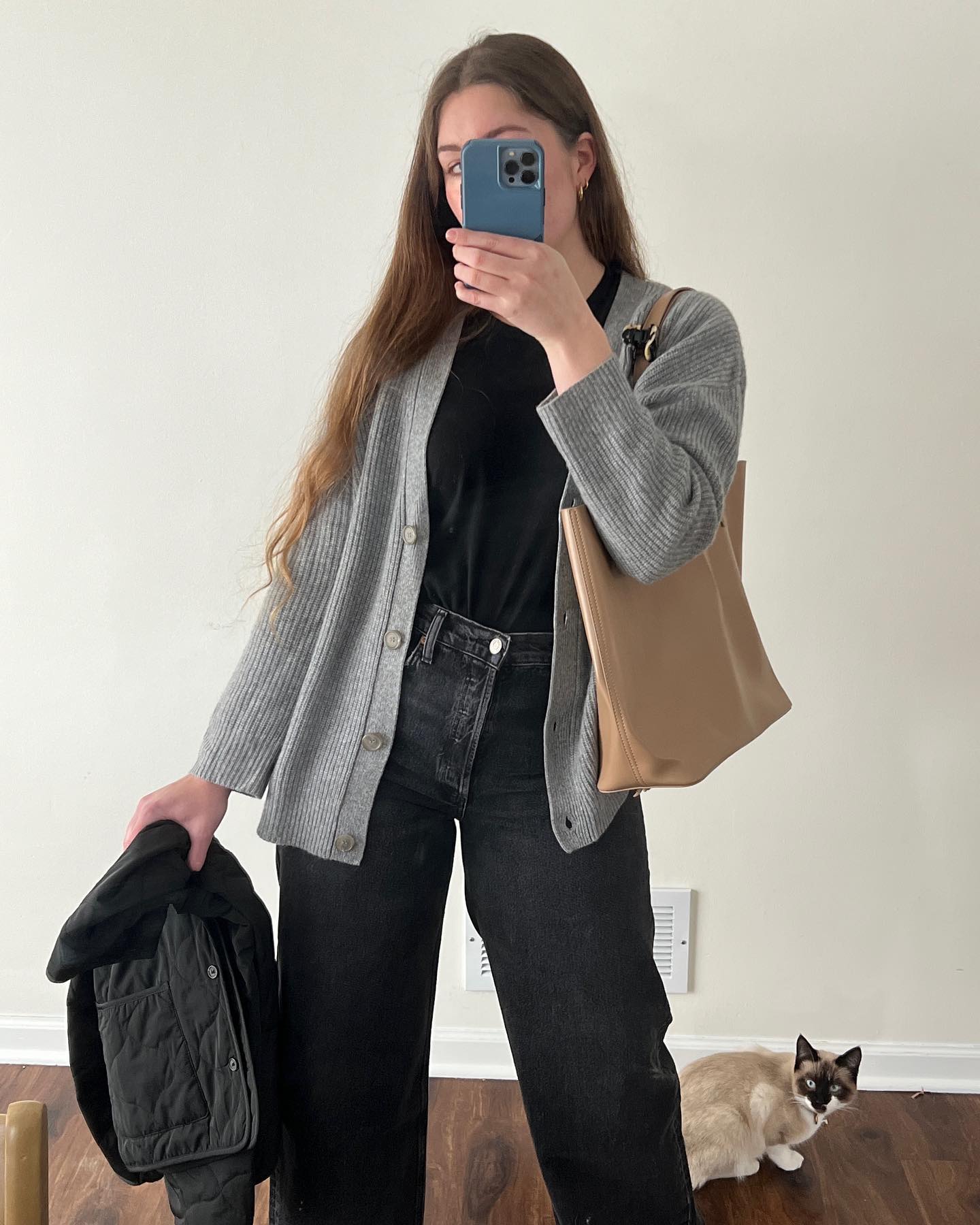MW | Kaschmir-Kokon-Strickjacke