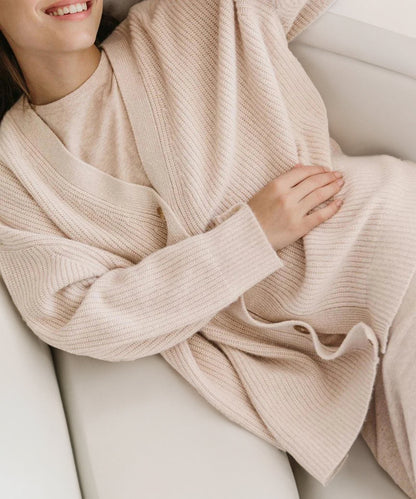 MW | Kaschmir-Kokon-Strickjacke