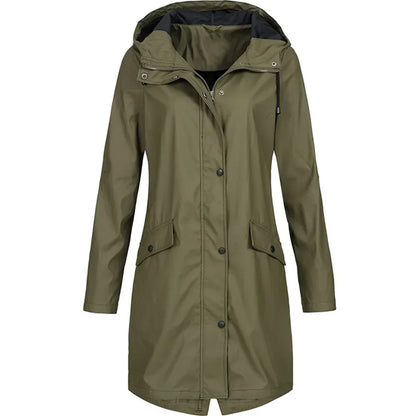 MW | Outdoor lange wasserdichte Jacke