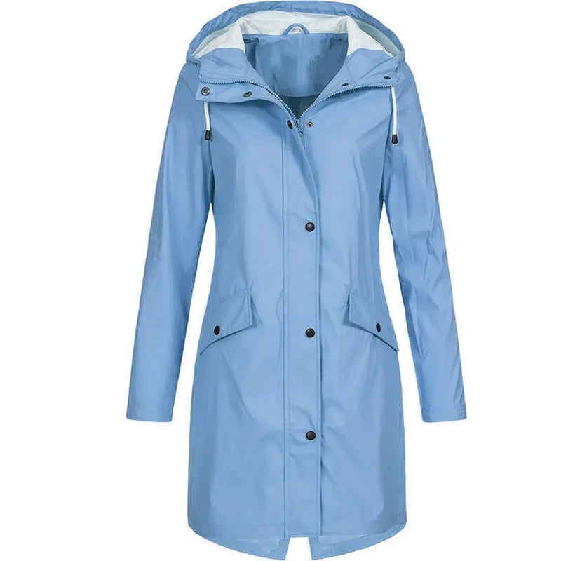 MW | Outdoor lange wasserdichte Jacke