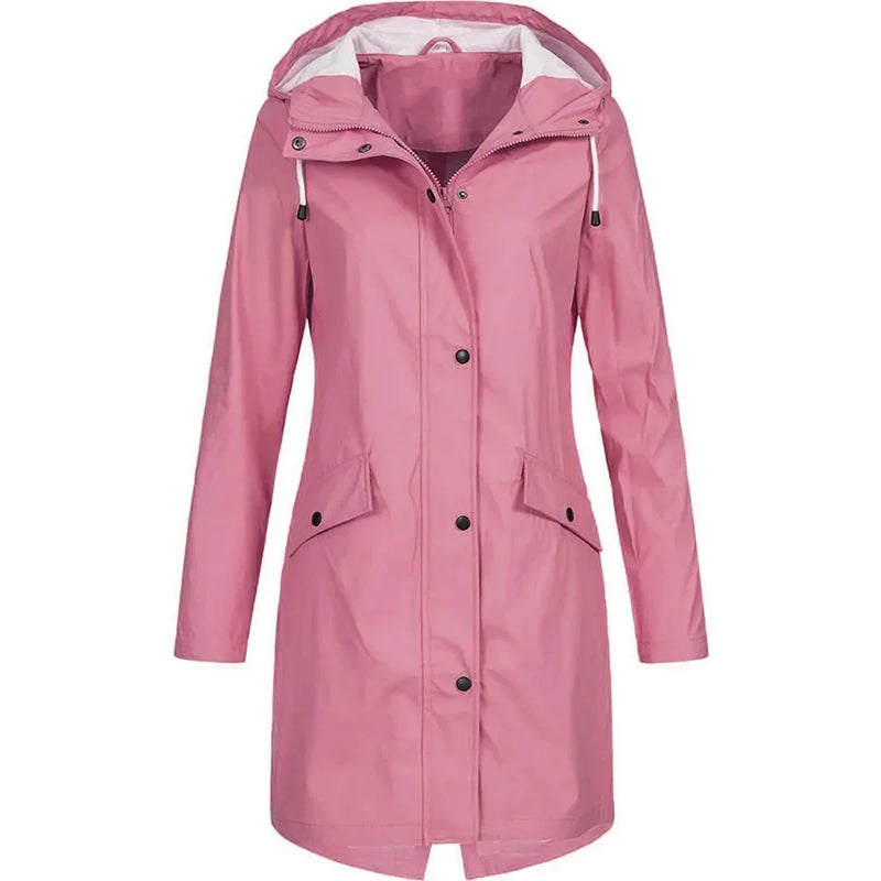 MW | Outdoor lange wasserdichte Jacke