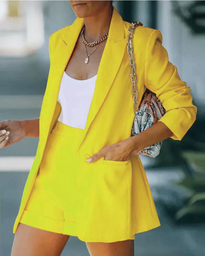 MW | Blazer & Shorts Set
