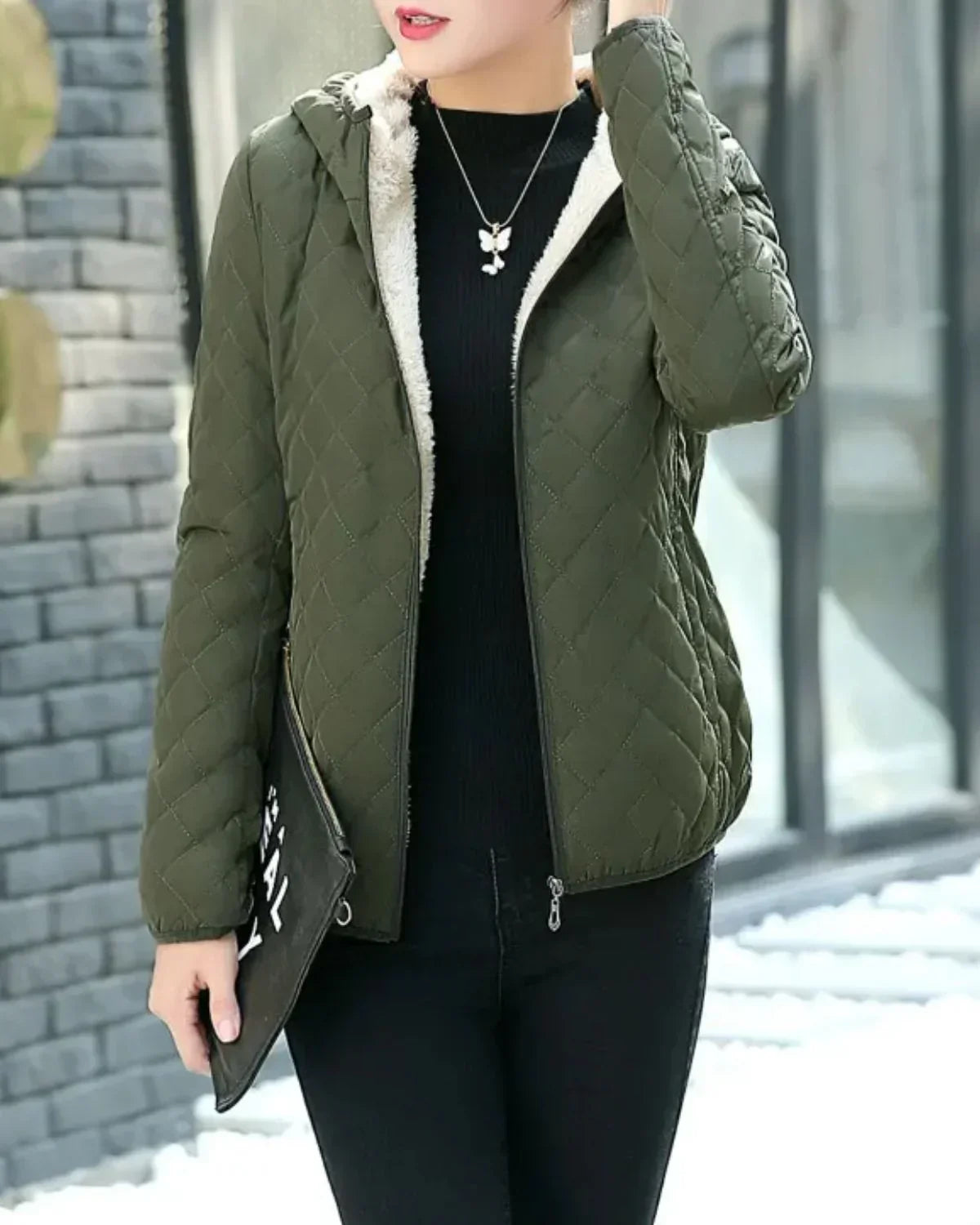 Klassisch gestaltete Jacke