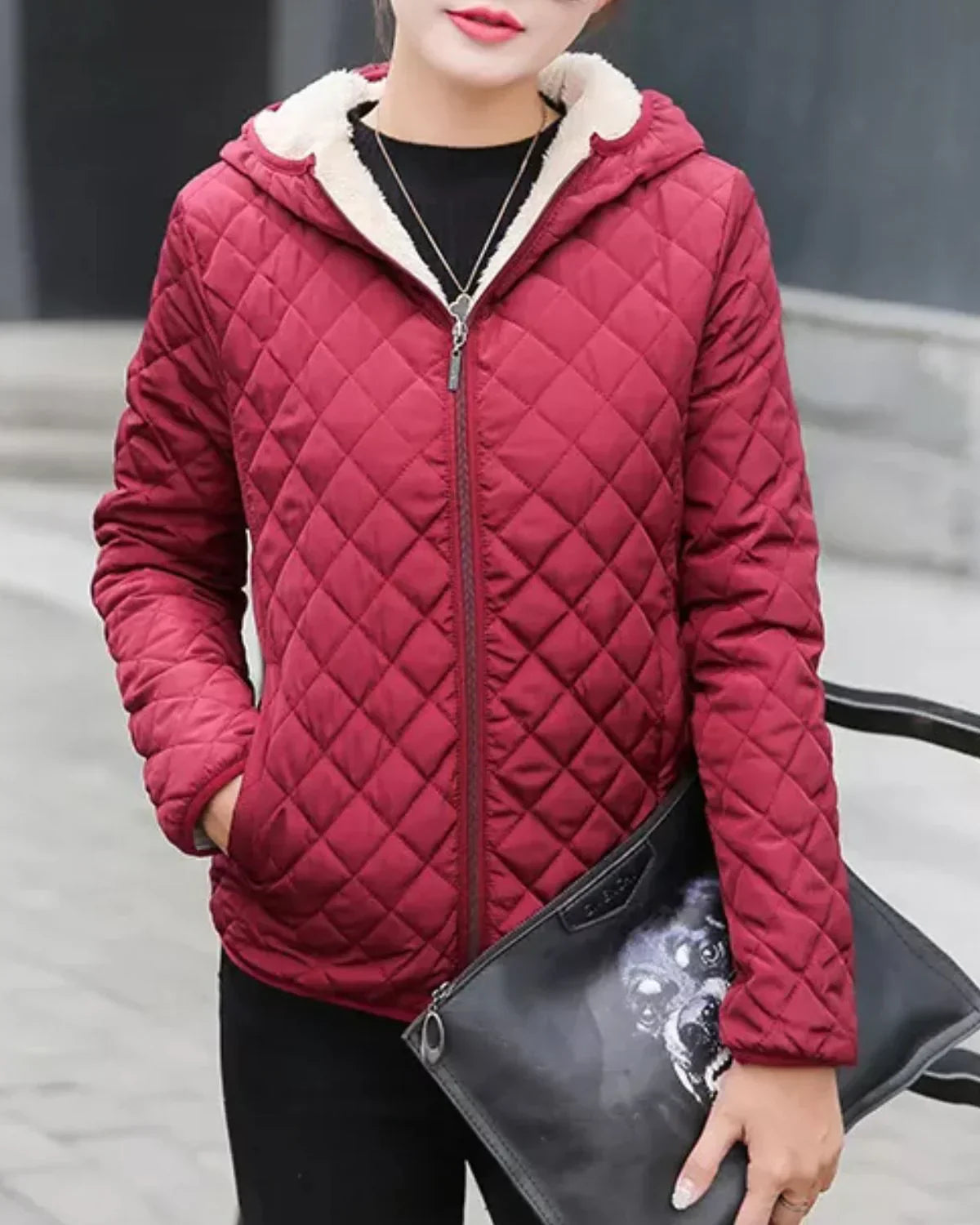 Klassisch gestaltete Jacke