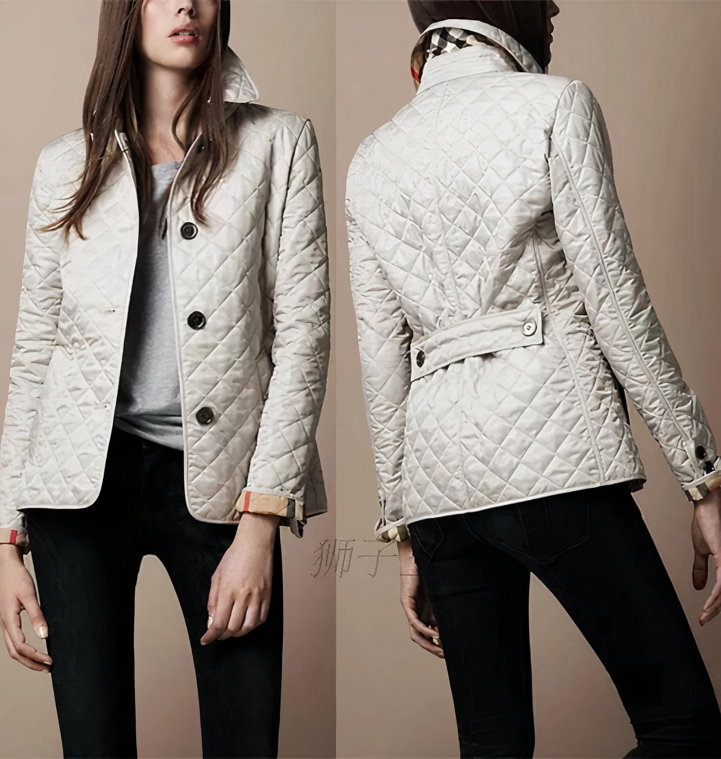 Anmutig gestaltete Jacke