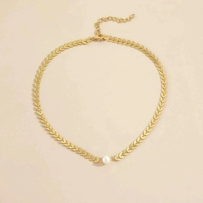 Elegante Gold Halskette für jeden Anlass