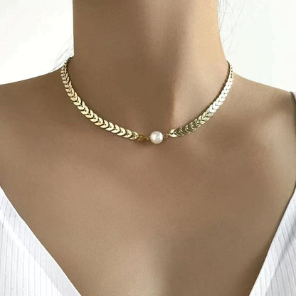 Elegante Gold Halskette für jeden Anlass
