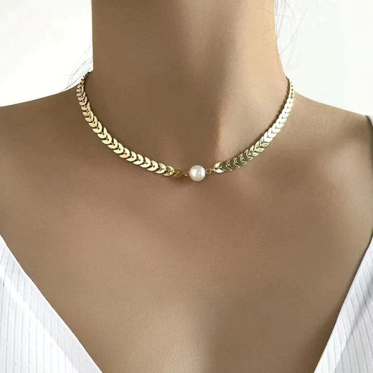 Elegante Gold Halskette für jeden Anlass