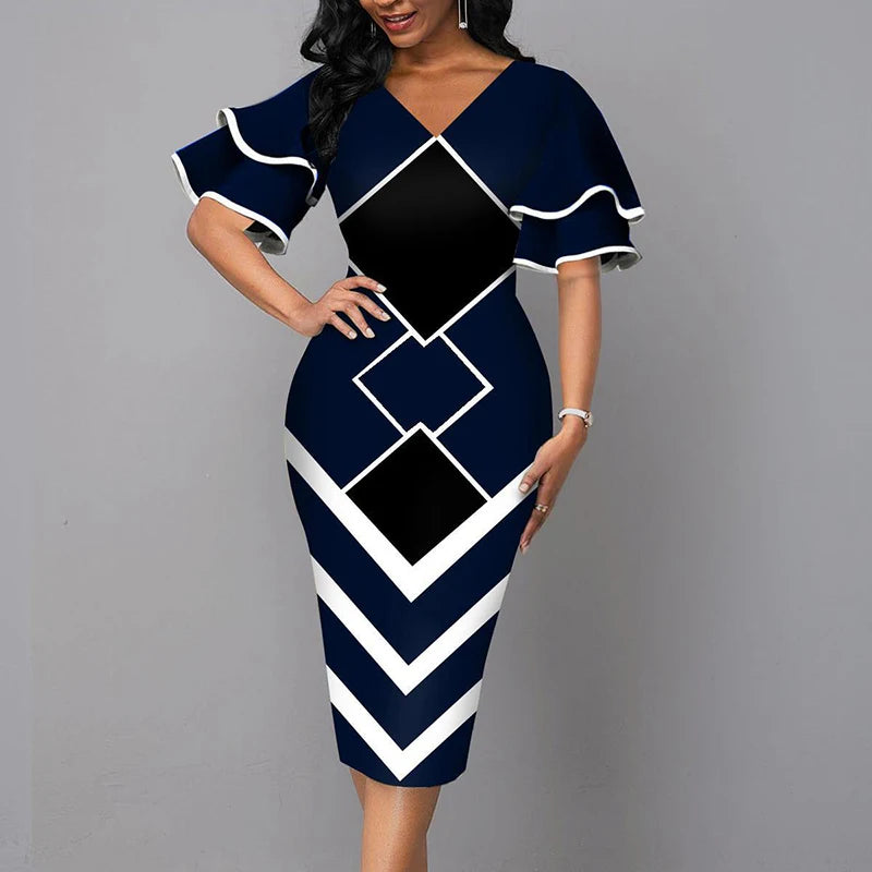 Schlank und modern Kleid