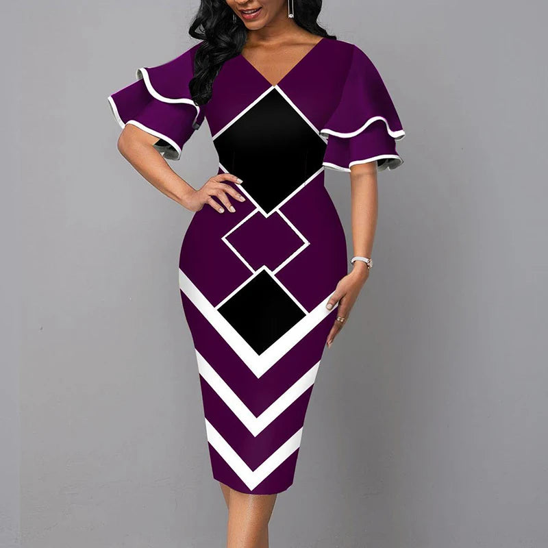 Schlank und modern Kleid