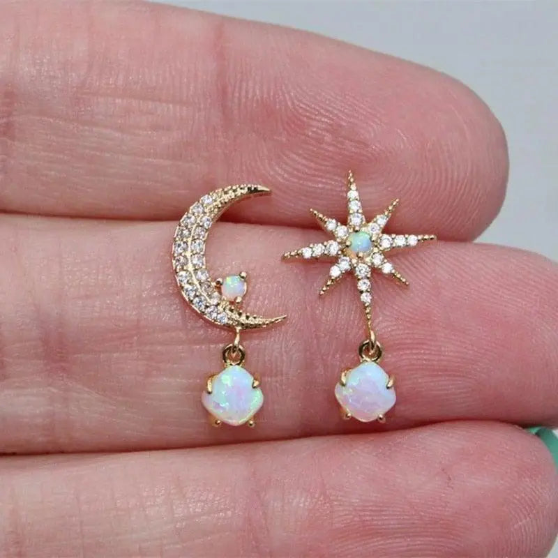 Handgefertigte Vintage Gold Ohrring