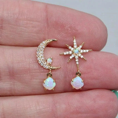 Handgefertigte Vintage Gold Ohrring