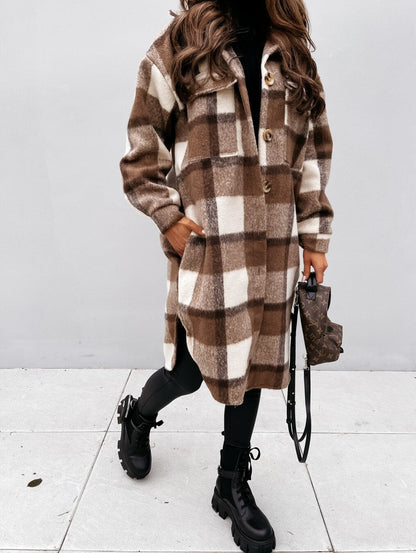 MW | Long Plaid Jacket™: Für Frauen