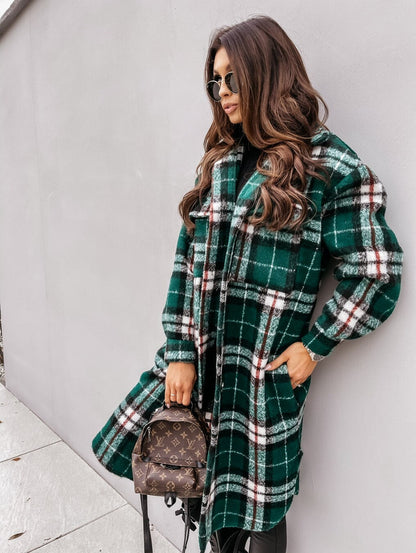 MW | Long Plaid Jacket™: Für Frauen