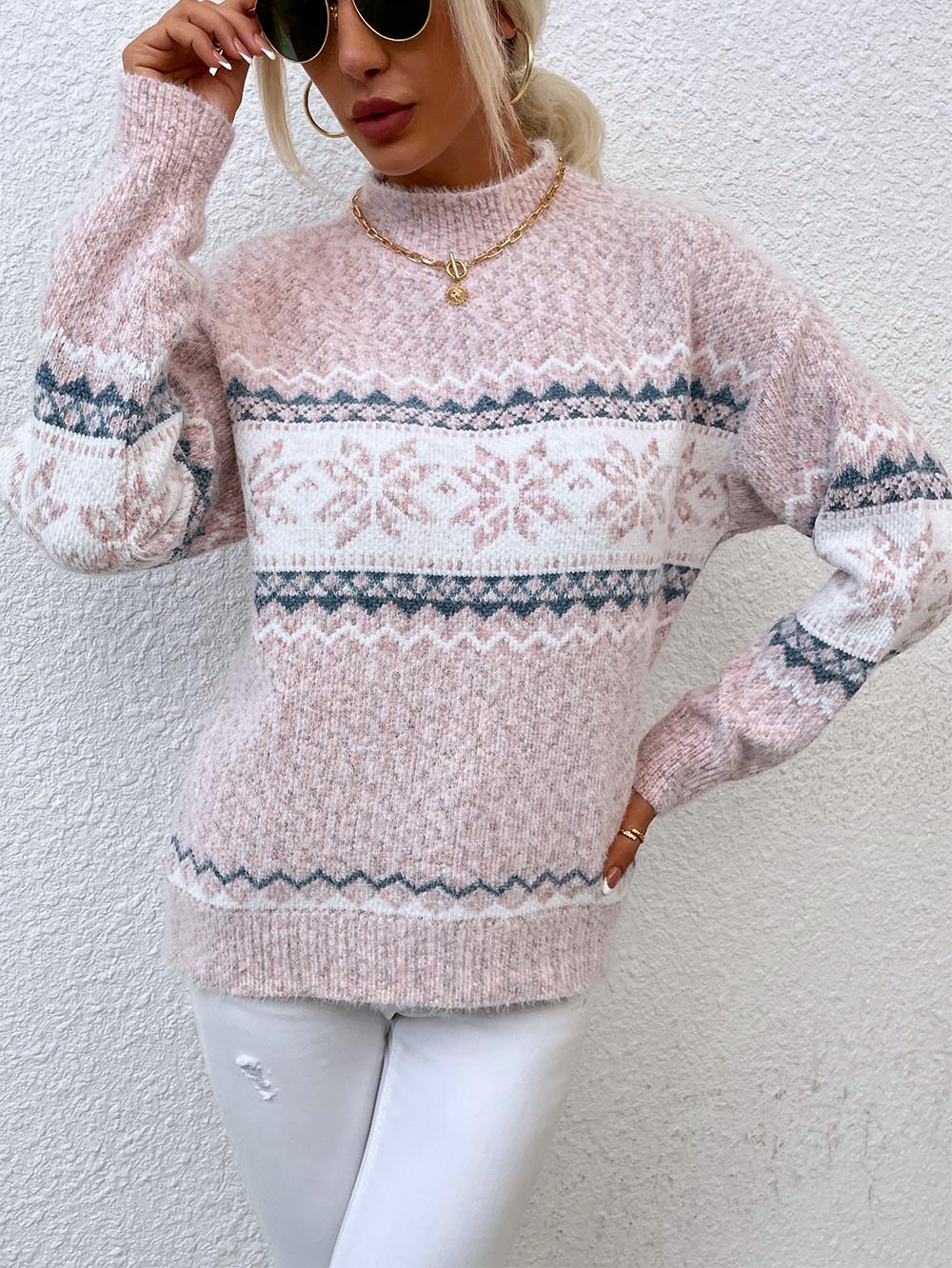 Zeitloser Vintage-Stil Pullover