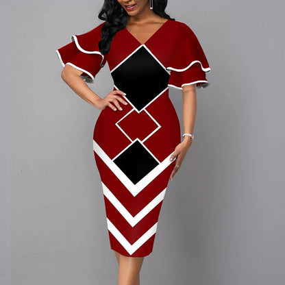 Schlank und modern Kleid