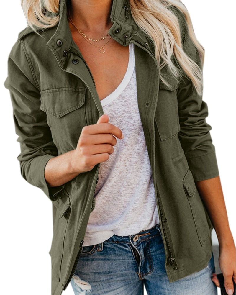 MW | YasminesJacket I Windproof Intermediate Jacke mit Reißverschluss für Frauen