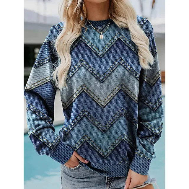 MW | Druck Pullover Sweatshirt