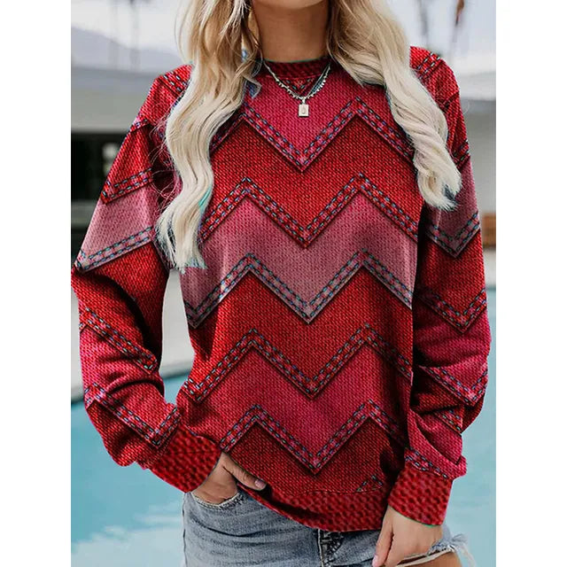 MW | Druck Pullover Sweatshirt