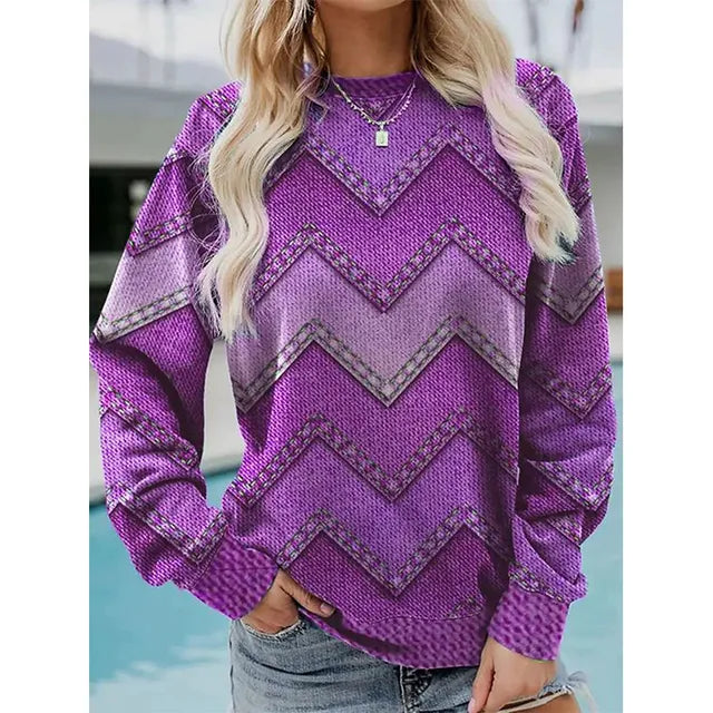 MW | Druck Pullover Sweatshirt