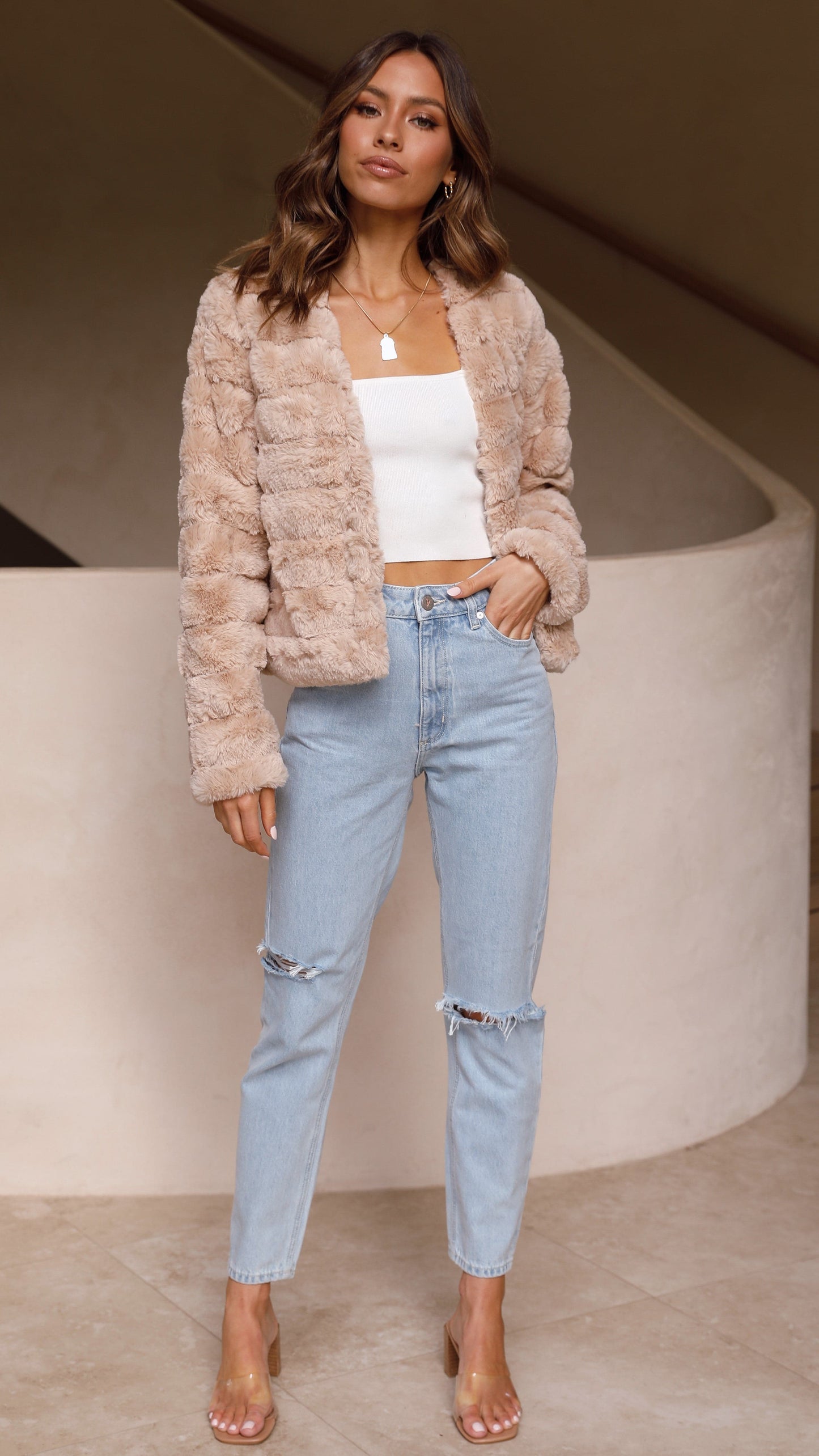 Zeitloser Vintage-Stil Jacke