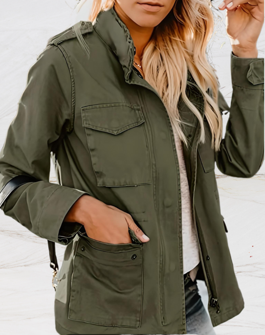 Durchdacht gestaltete Jacke