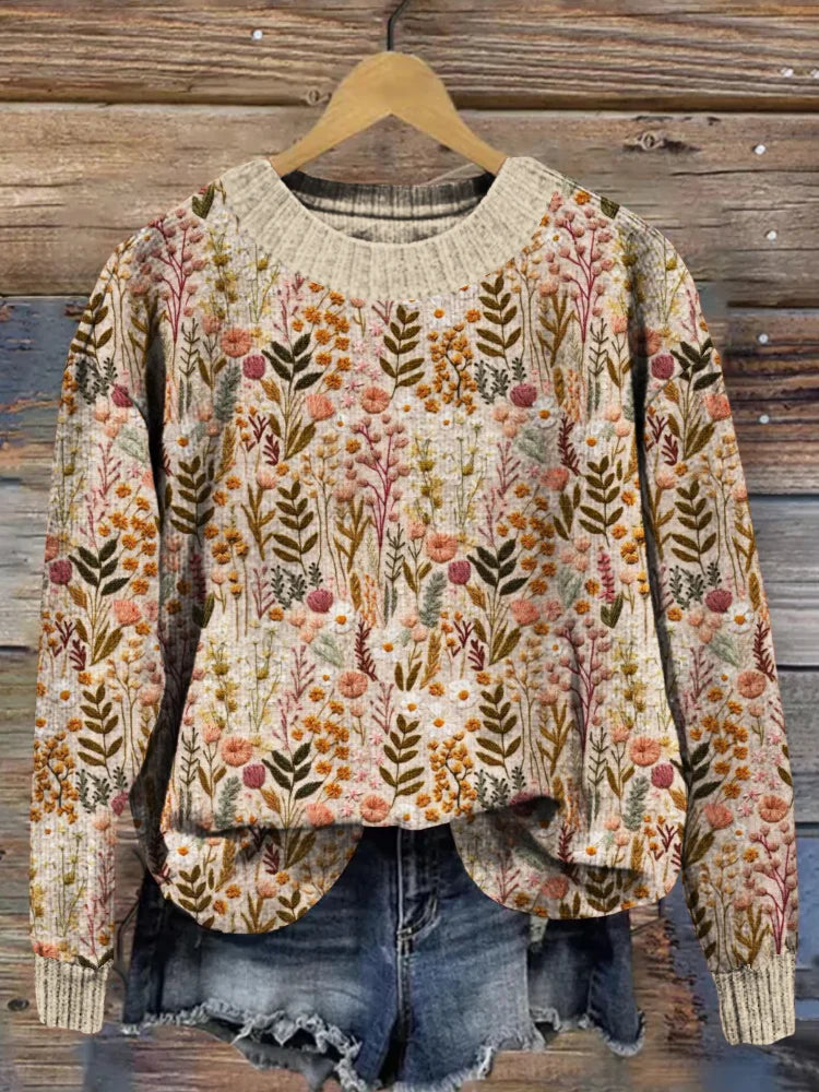 Zeitloser Vintage-Stil-Pullover