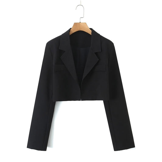 MW | Kürzerer Wickel-Blazer für Damen